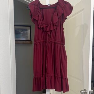 Old Navy Burgundy Dress